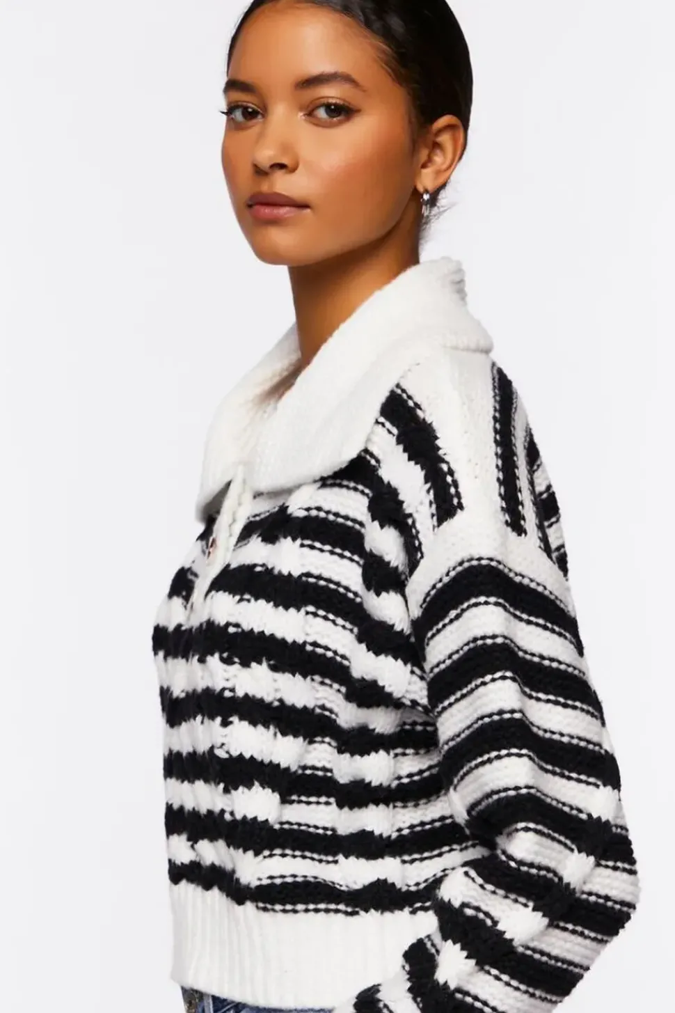 Striped Chelsea Collar Sweater