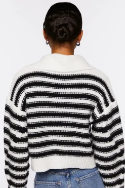Striped Chelsea Collar Sweater