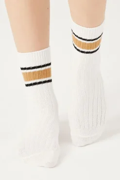 Striped Crew Socks
