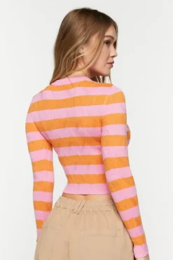 Striped Cropped Sweater