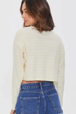 Striped Cropped Top