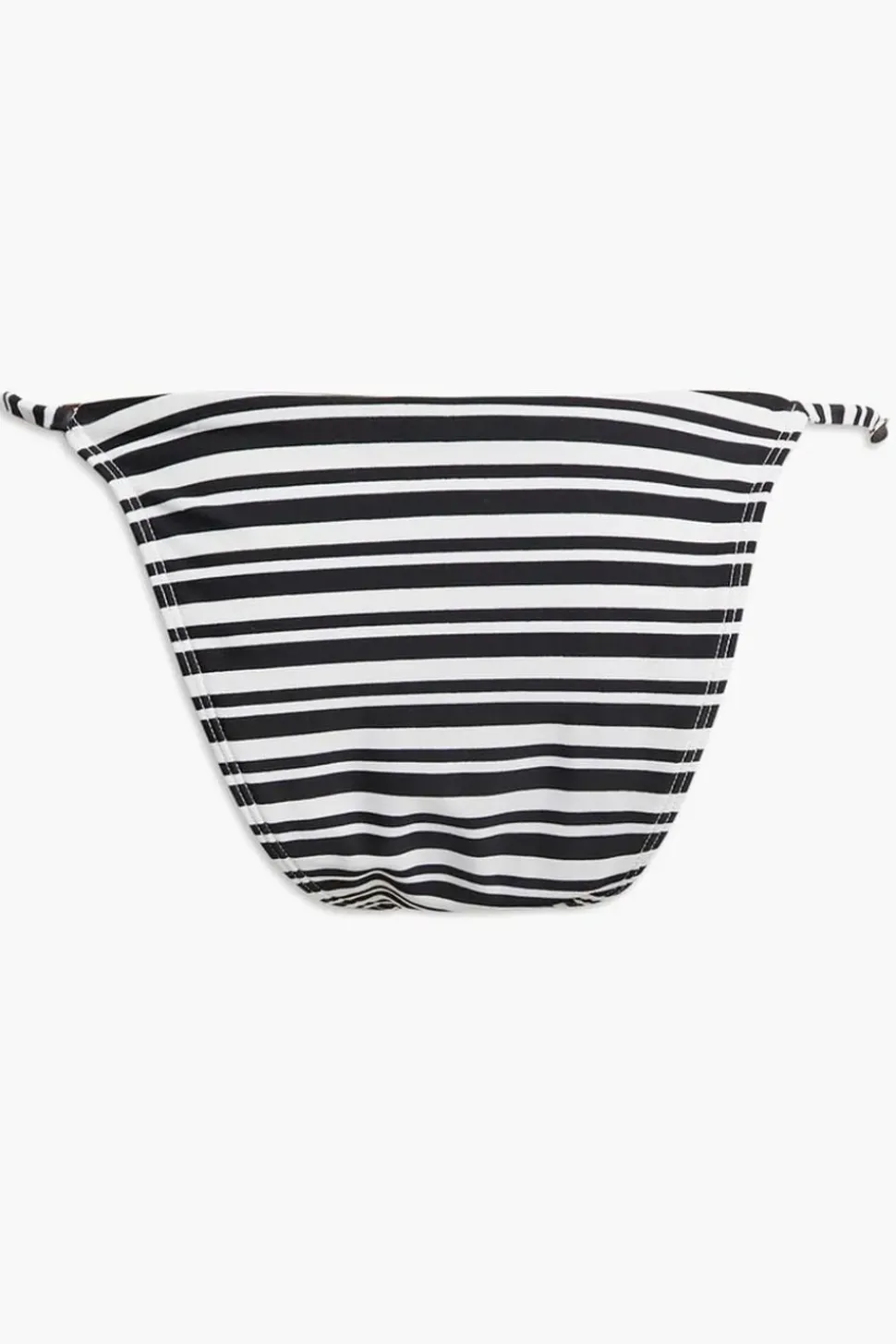 Striped High-Leg Bikini Bottoms