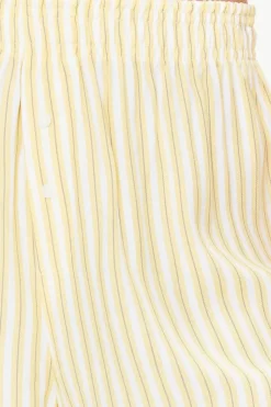 Striped High-Rise Boxer Shorts