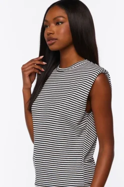 Striped Muscle Tee