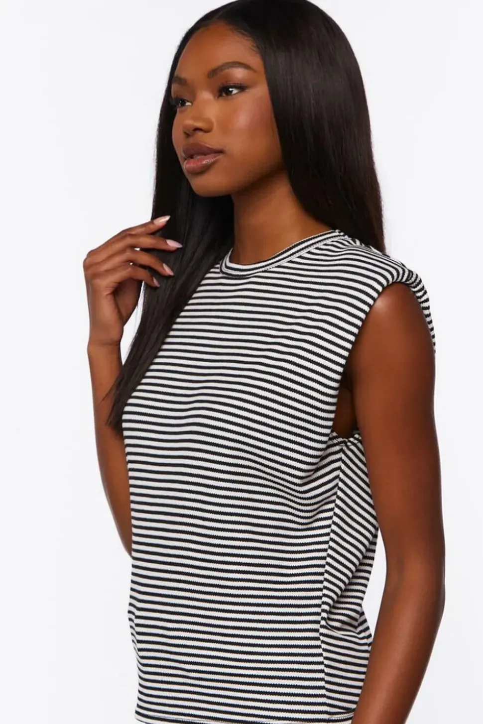 Striped Muscle Tee