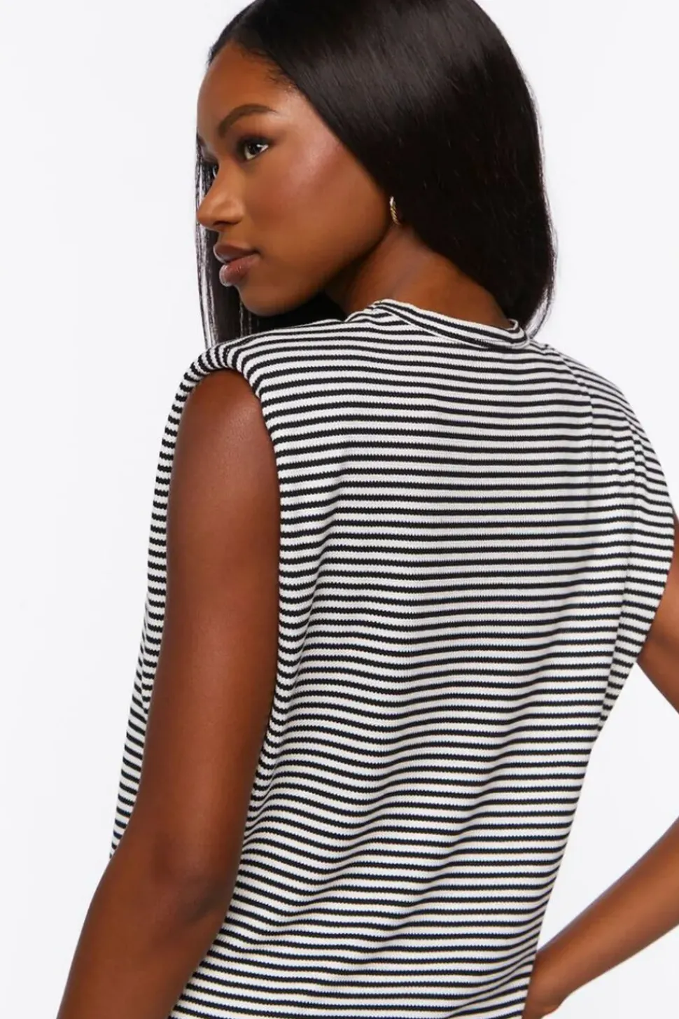 Striped Muscle Tee