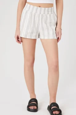 Striped Pull-On Shorts