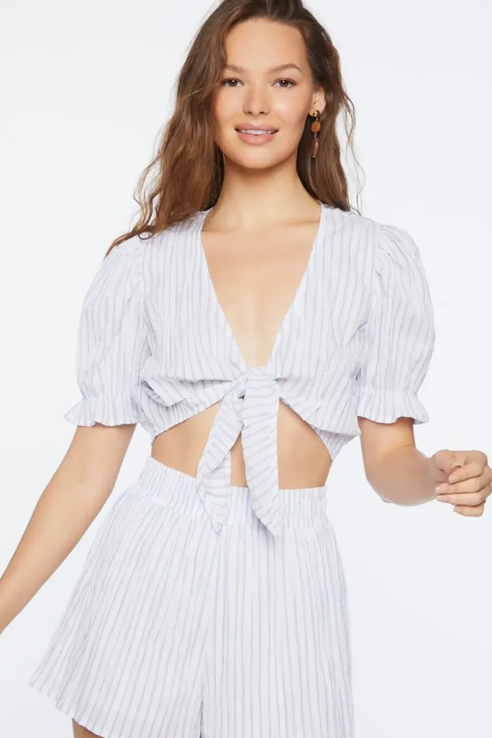 Striped Pull-On Shorts