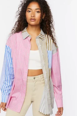 Striped Reworked Poplin Shirt