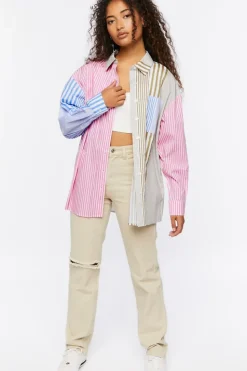 Striped Reworked Poplin Shirt