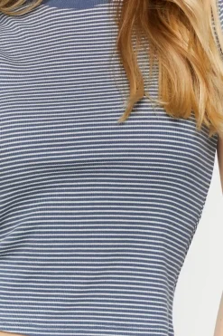Striped Short-Sleeve Crew Tee