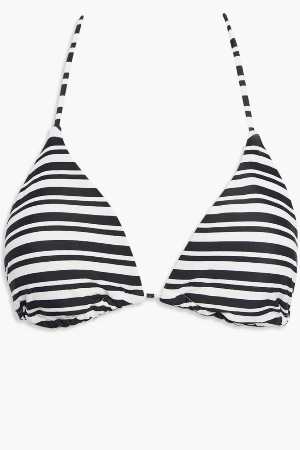 Striped String Bikini Top