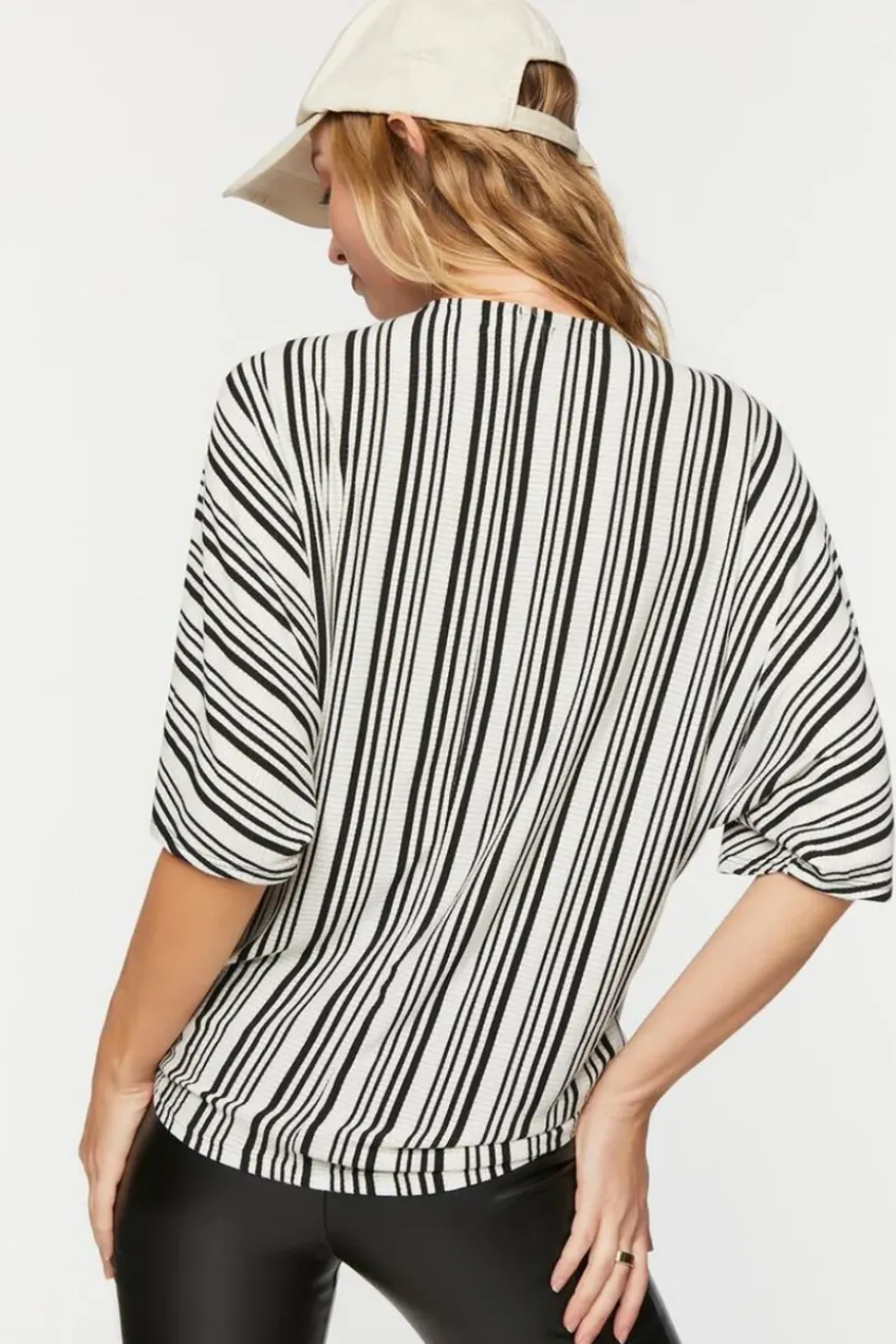 Striped Surplice Tunic
