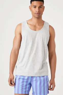 Striped Swim Trunks