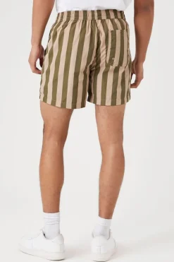 Striped Swim Trunks