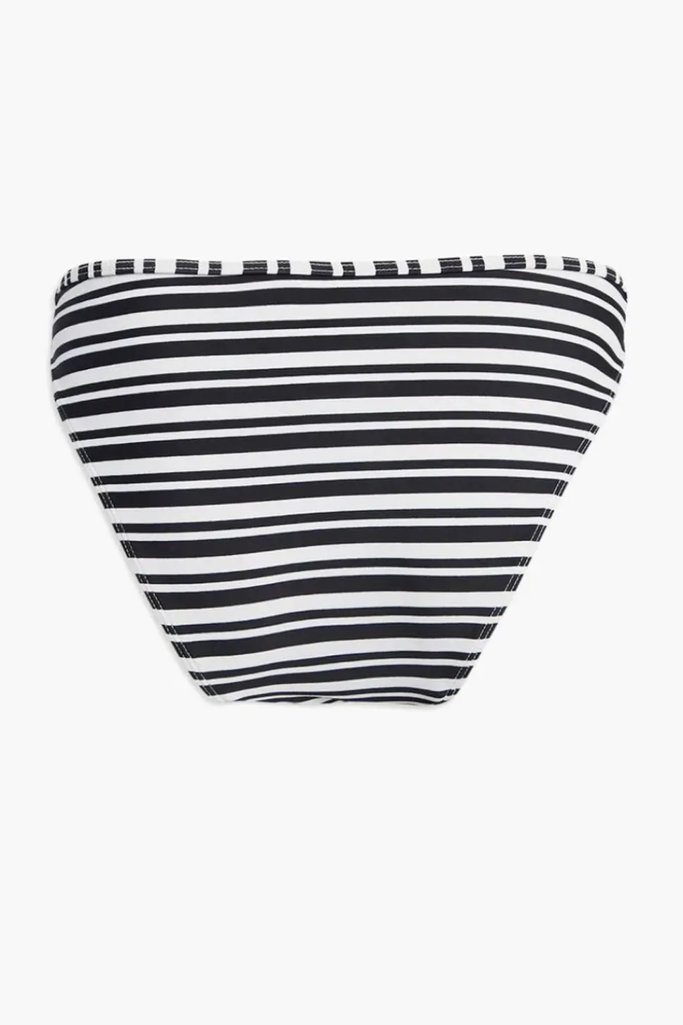 Striped Twisted High-Leg Bikini Bottoms