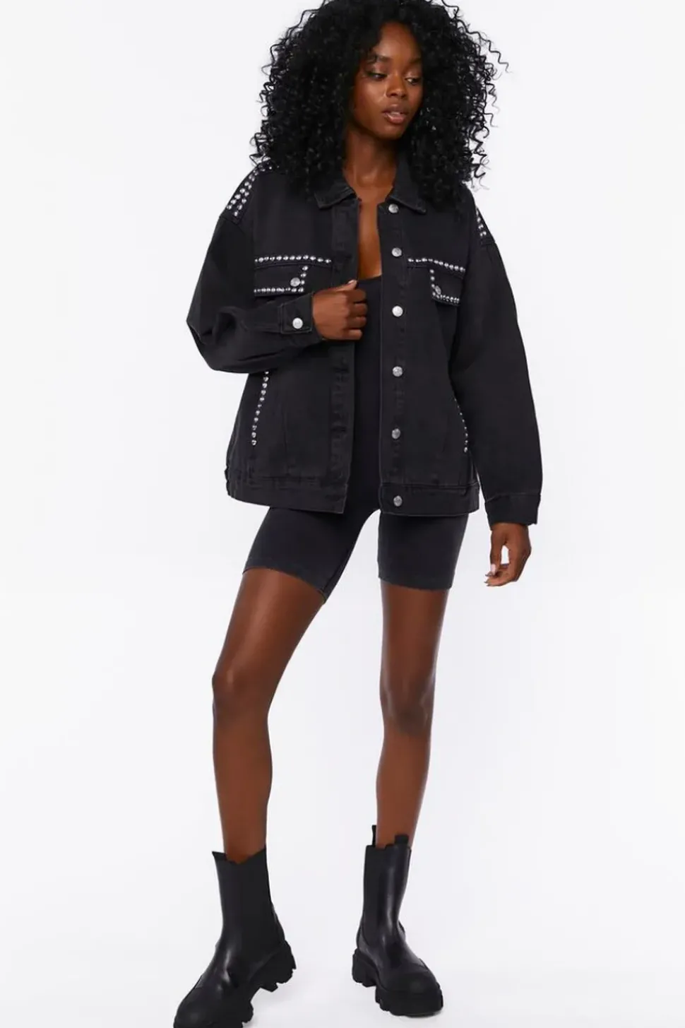 Studded Trucker Jacket
