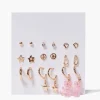 Stud & Hoop Earring Set