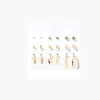 Stud & Hoop Earring Set
