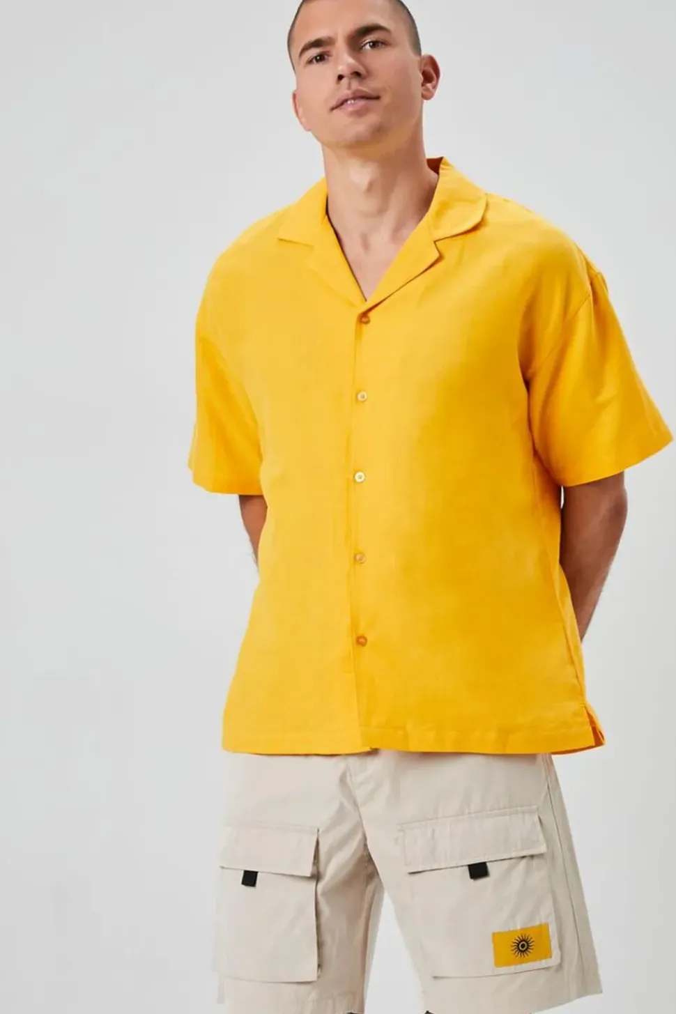 Sun Patch Graphic Cargo Shorts
