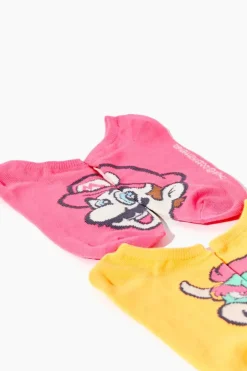 Super Mario Ankle Socks - 5 Pack