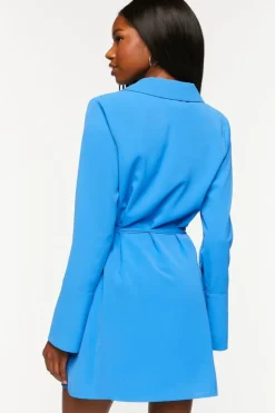 Surplice Mini Wrap Dress