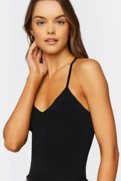 Sweater-Knit Cropped Cami