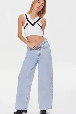 Sweater-Knit Crop Top