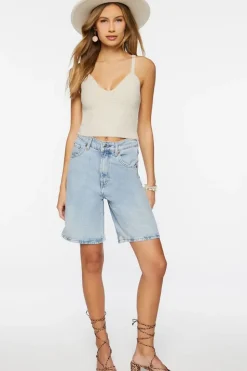 Sweater-Knit Crop Top