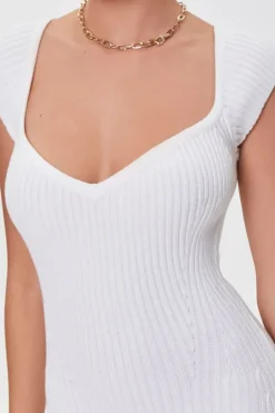 Sweater-Knit Mini Dress