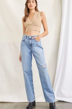 Sweater-Knit Ribbed Crop Top