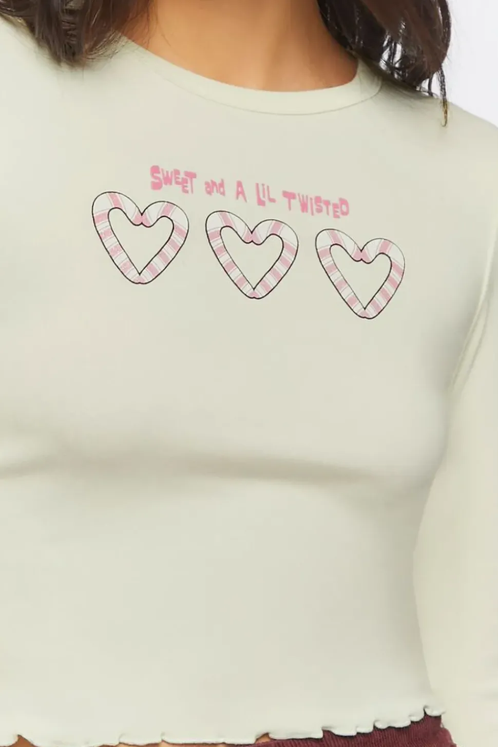 Sweet & A Lil Twisted Graphic Top