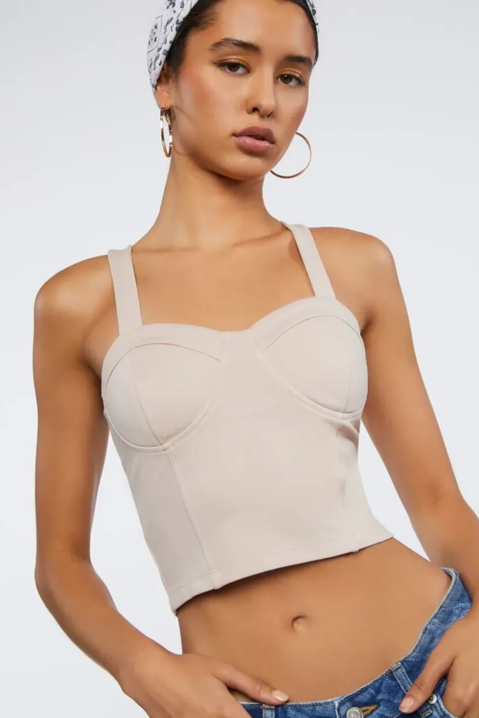 Sweetheart Bustier Crop Top