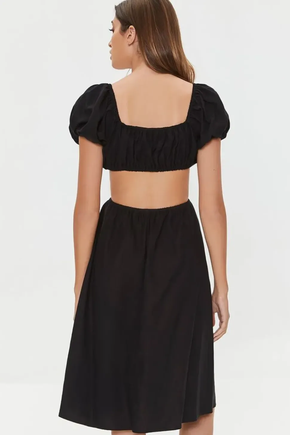 Sweetheart Cutout Midi Dress