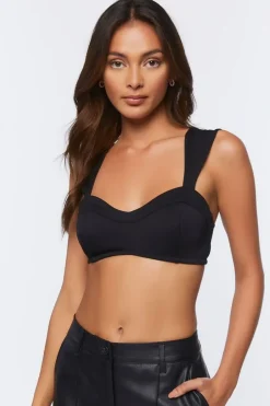 Sweetheart Neck Crop Top