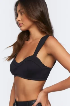 Sweetheart Neck Crop Top