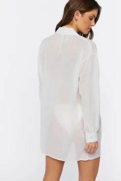 Swim Cover-Up Shirt Dress