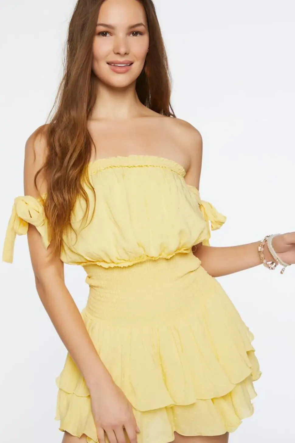 Swiss Dot Skort Romper