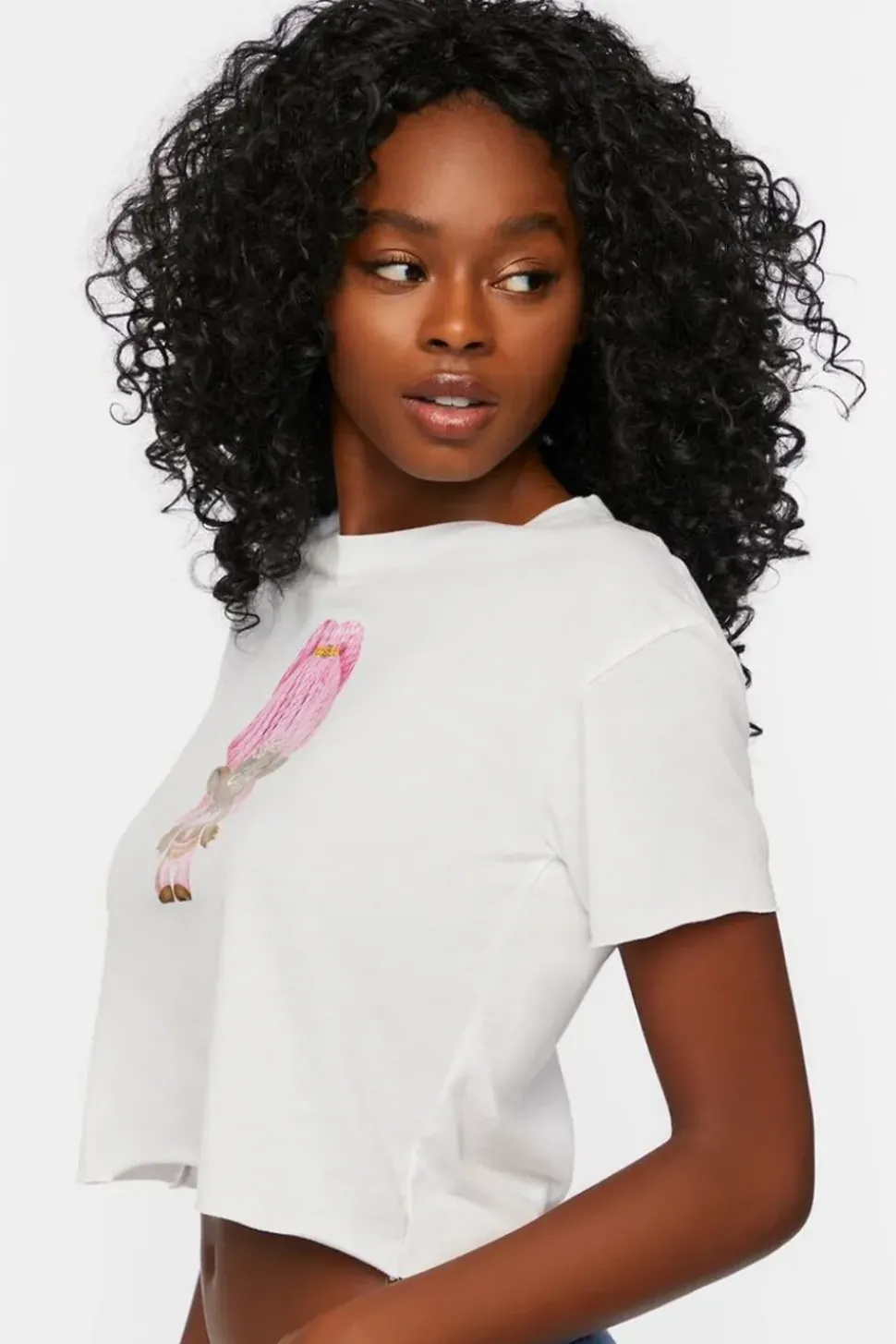 Symone Cropped Graphic Tee