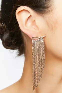 Tapered Fringe Duster Earrings