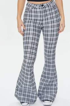 Tartan Plaid Flare Pants
