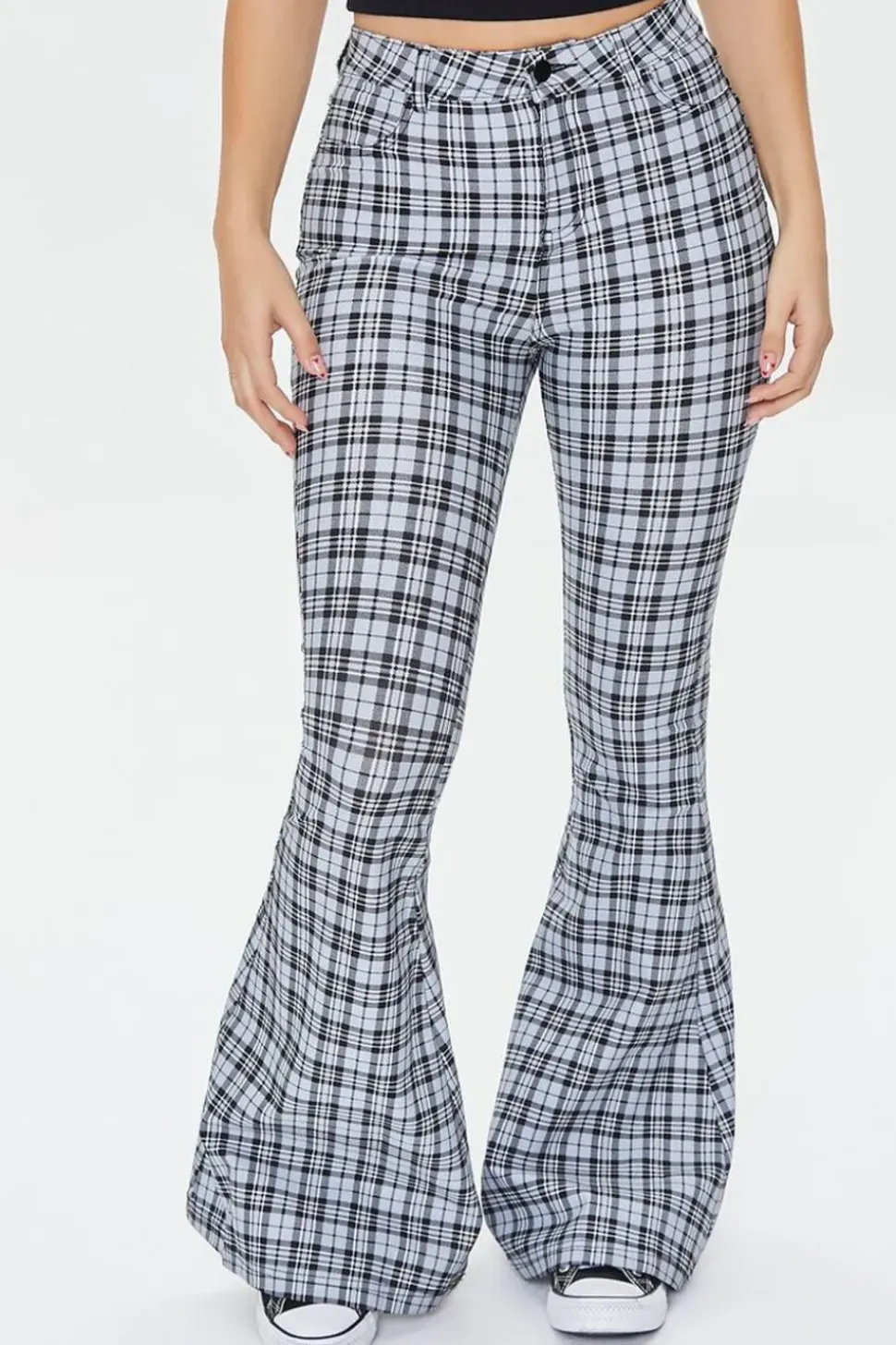 Tartan Plaid Flare Pants