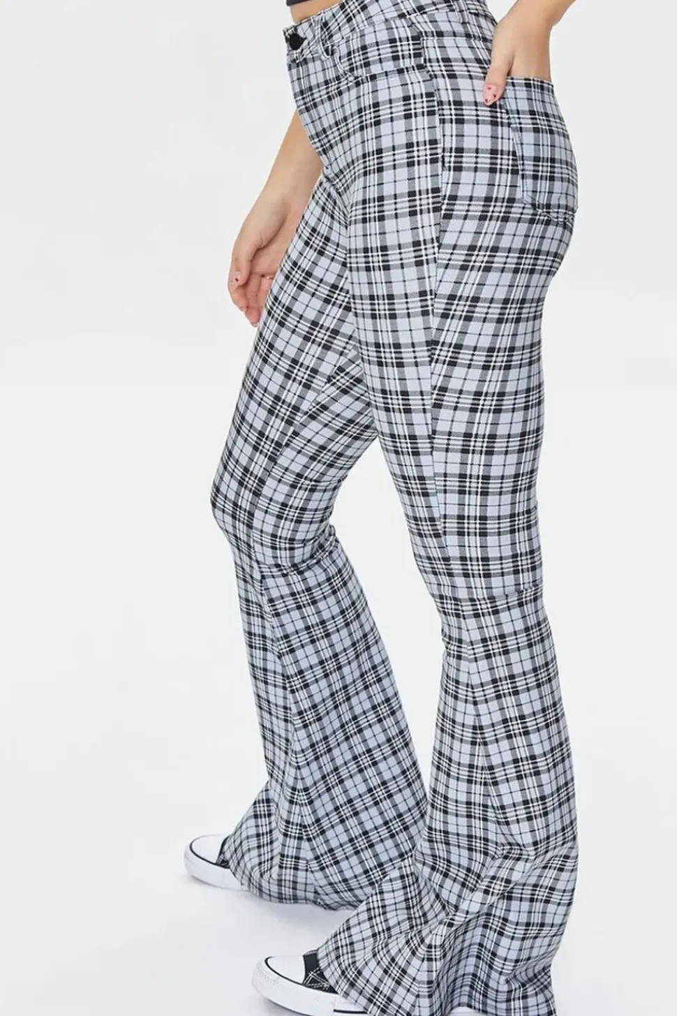 Tartan Plaid Flare Pants