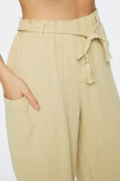 Tassel Drawstring Pants