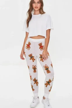 Teddy Bear High-Rise Leggings