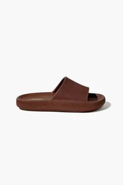Textured Almond-Toe Slides