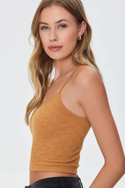 Textured Cropped Cami
