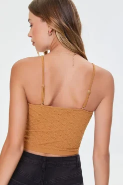 Textured Cropped Cami