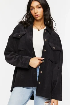 Textured High-Low Shacket