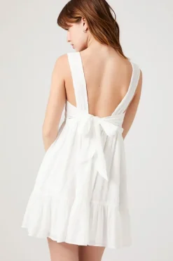 Textured Sleeveless Mini Dress